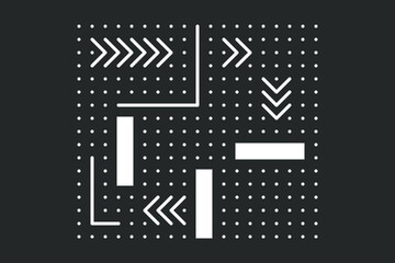 Color geometric design, vector background.