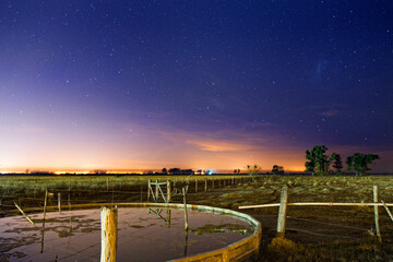 Watching the stars in the calm of the farm