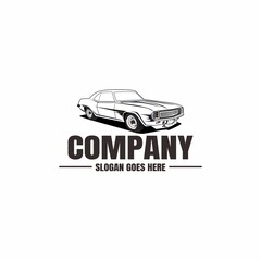 Automotive car logo template