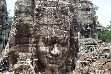 Siem Reap Cambodian Stone temples ancient and abandoned