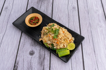 Fototapeta na wymiar Thai Food Fusion Mixes 