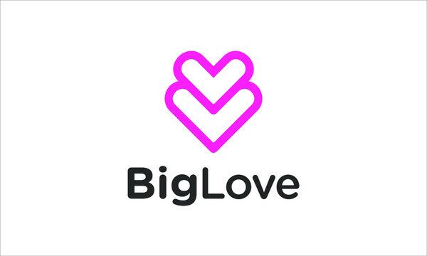 B Heart Logo Images