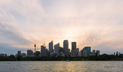 Fototapeta premium Downtown Sydney skyline in Australia