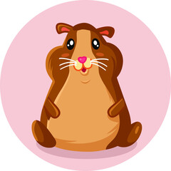  Cute Little Hamster Vector Cartoon Mascot