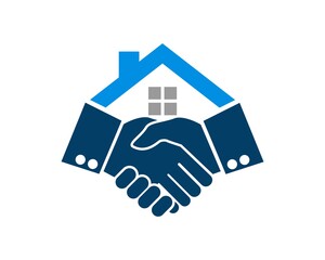 Home deal with handshake logo