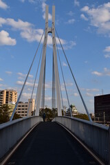 The bridge in Osaka city, Japan