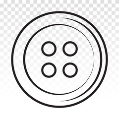 clothing shirt button line art icons for apps and websites