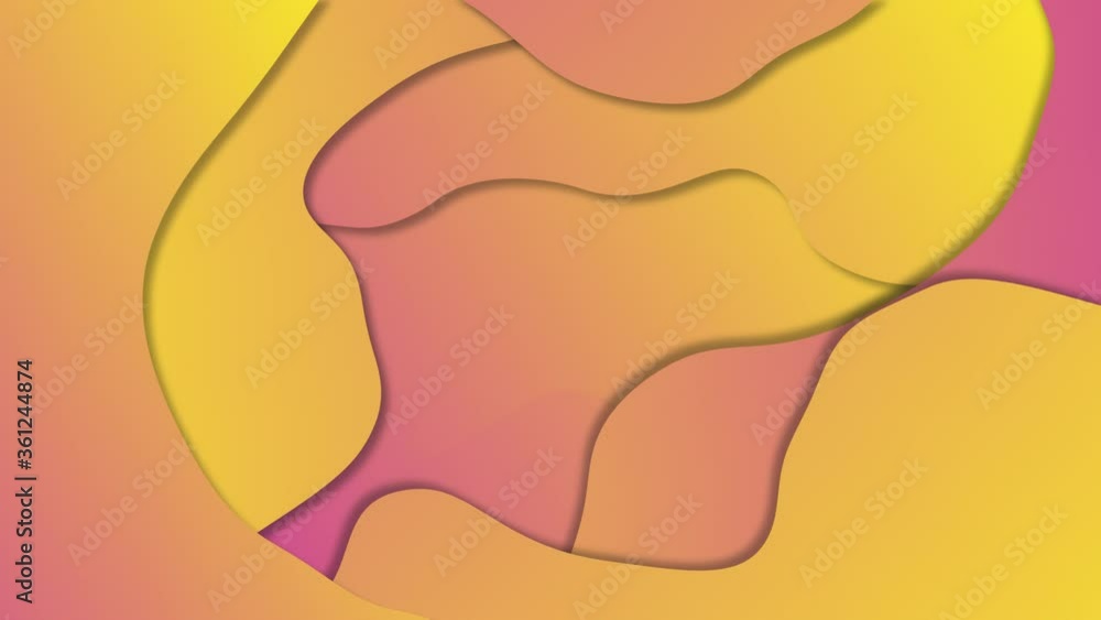 Poster abstract animation background. minimal three-dimensional art motion design background. colorful abst