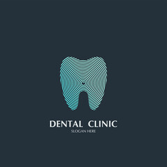 Dental Clinic Logo Tooth abstract design vector template