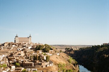 Fototapeta na wymiar Toledo, Spain, valley and river