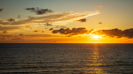 Sunset at the Torrey Pines beach