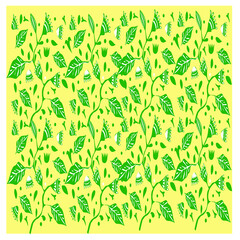 green leaves background