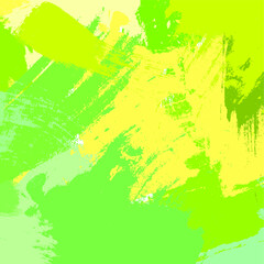 Abstract colourful green paint brush and strokes, scribble pattern background. creative nice hand drawn and splash for your design