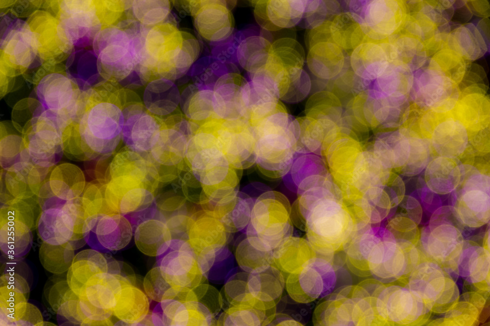 Poster defocused christmas lights background for text input