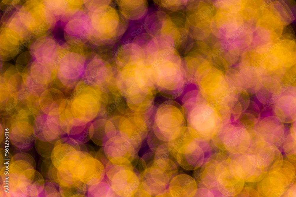 Poster defocused christmas lights background for text input