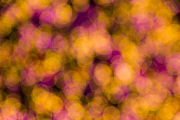 defocused christmas lights background for text input