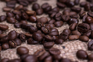 Raw Coffee Bean In Decoration