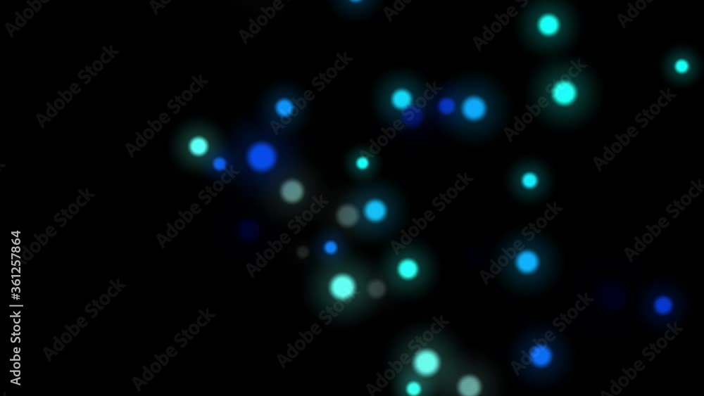 Wall mural abstract bokeh lights effect with black background, bokeh texture, bokeh background, vector illustra