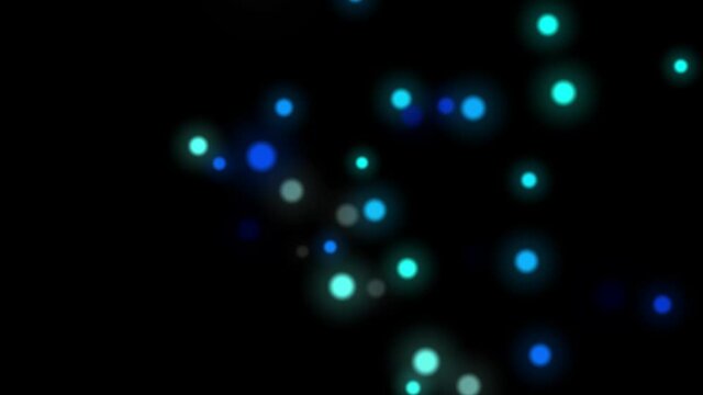 Abstract bokeh lights effect with black background, bokeh texture, bokeh background, vector illustration for graphic design