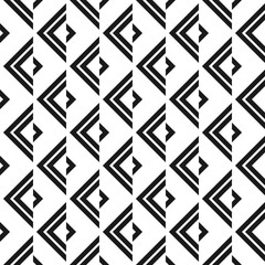 Seamless abstract geometric pattern with elements of rhombus