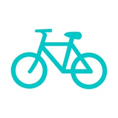 Vector icon of a bicycle.