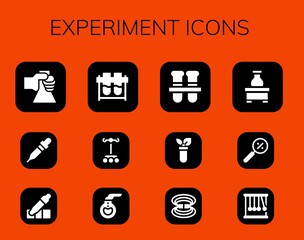 experiment icon set
