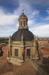 Fototapeta na wymiar View of Salamanca from Tower Clerecia,Castile and León,Spain,Europe 