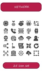 network icon set