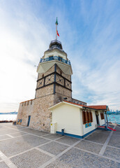 Maiden's Tower in Istanbul, Turkey.