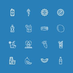 Editable 16 freshness icons for web and mobile
