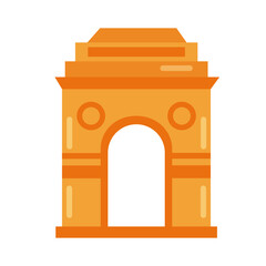 Fototapeta premium mosque arch flat style icon