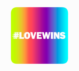 Rainbow Ribbons. Isolated on white with transparent shadow. LGBT flag. LGBT rights, world pride same-sex love day