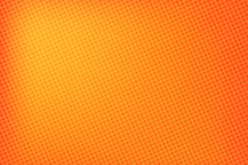 Pop art colorful comics book magazine cover. Polka dots orange and yellow background. Cartoon funny retro pattern. Vector halftone illustration. 90-s style. Template design for poster, card, flyer.