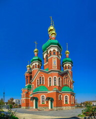 Fototapeta na wymiar Ukrainian Orthodox Church in Talne, Ukraine