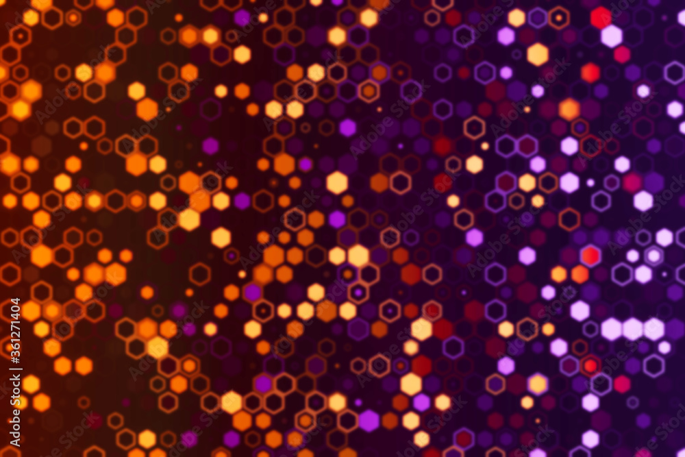 Poster blurry effect. abstract blur illustration. blurred background. unfocused backdrop. abstract hexagon 