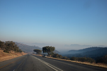 road through the mountains
