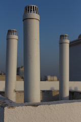 Obraz premium vents on rooftop
