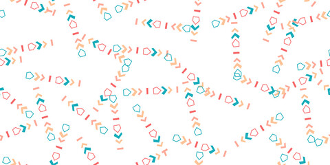 Color modern stripes seamless pattern hand drawn surface design for home.