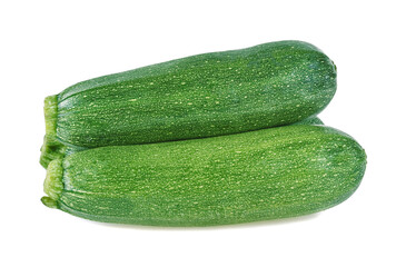 zucchini isolated on white background