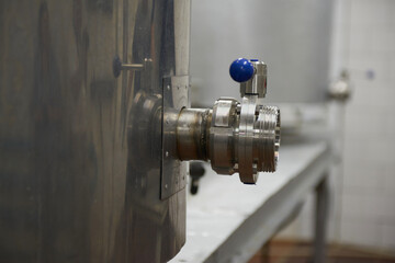 Milk pasteurization system is shown at a food and drink exhibition. Heat Treatments. Pasteurization...