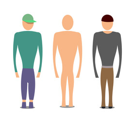Fototapeta premium vector illustration of people