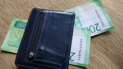 Russian money of various denominations