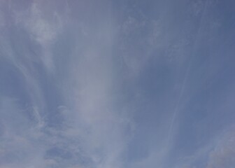 blue sky with clouds winter
