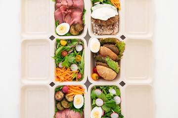 テイクアウトの料理