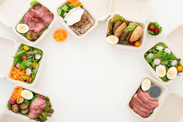 テイクアウトの料理