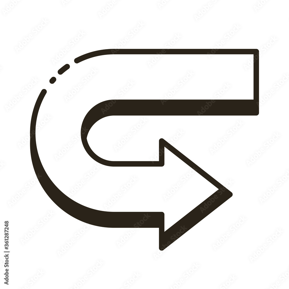 Poster arrow reload line and fill style