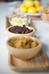 various kinds of snack