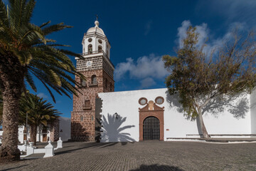 Fototapeta na wymiar Church of Nuestra Señora de Guadalupe - Teguise - Fuerteventura - Spanien
