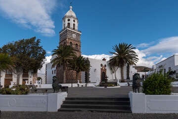 Fototapeta na wymiar Church of Nuestra Señora de Guadalupe - Teguise - Fuerteventura - Spanien