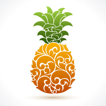 Vector illustration pineapple
